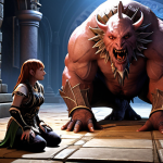 A deeply frustrated fantasy game character (inspired by Aion's aesthetic, perhaps an Elyos or Asmodian, but generic) kneels beside a recently defeated colossal boss, surrounded by only common, undesired loot. Their expression is one of utter disappointment and despair. In the background, other player characters are engaging in various quirky, superstitious "lucky" rituals, such as sitting in unusual spots or wearing bizarre, "unlucky-looking" costumes, illustrating the community's belief in unproven drop rate "hacks." Highly detailed fantasy game setting, dramatic lighting, conveying a sense of irony and player exasperation.