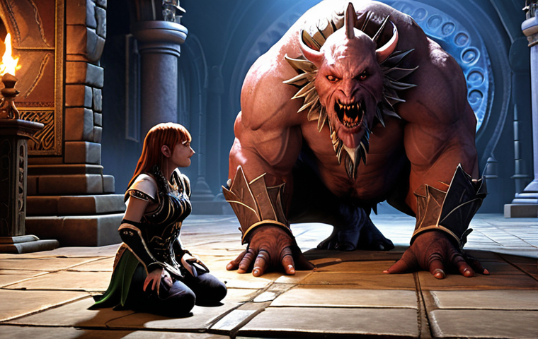 A deeply frustrated fantasy game character (inspired by Aion's aesthetic, perhaps an Elyos or Asmodian, but generic) kneels beside a recently defeated colossal boss, surrounded by only common, undesired loot. Their expression is one of utter disappointment and despair. In the background, other player characters are engaging in various quirky, superstitious "lucky" rituals, such as sitting in unusual spots or wearing bizarre, "unlucky-looking" costumes, illustrating the community's belief in unproven drop rate "hacks." Highly detailed fantasy game setting, dramatic lighting, conveying a sense of irony and player exasperation.