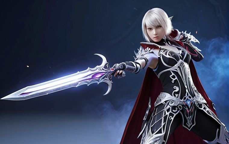 **
Aion's new character class: Dynamic action shot. Focus on the unique weapon (magic blade/summoning gun - unspecified), intricate armor detail, and impressive visual effects of a signature skill. Emphasize a blend of classic Aion aesthetic with a modern, unique twist.
**